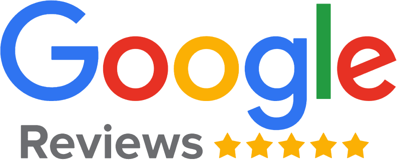 Google Reviews logo with five gold stars for Statler Orthodontics