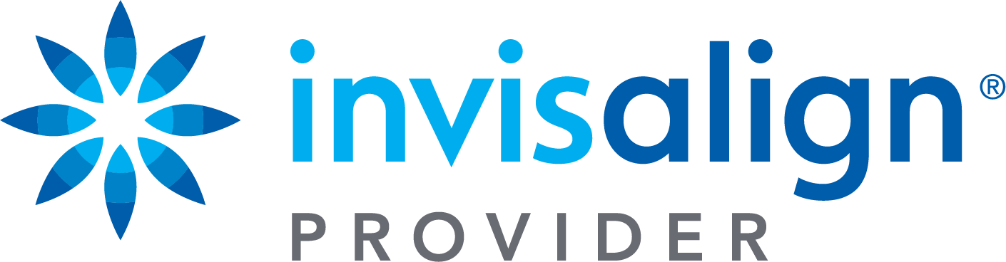 Invisalign Provider logo featuring blue star design and text